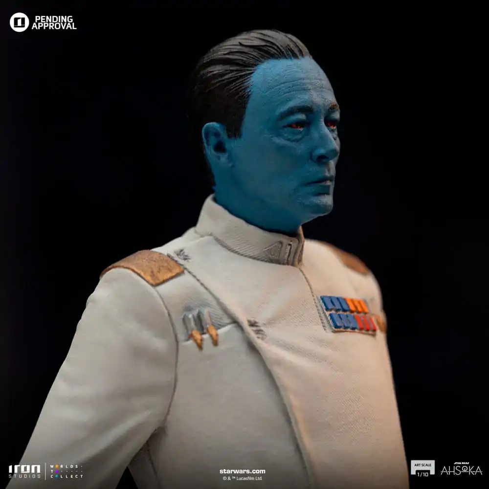 Star Wars Ahsoka Art Scale 1/10 Grand Admiral Thrawn szobor figura 25 cm termékfotó