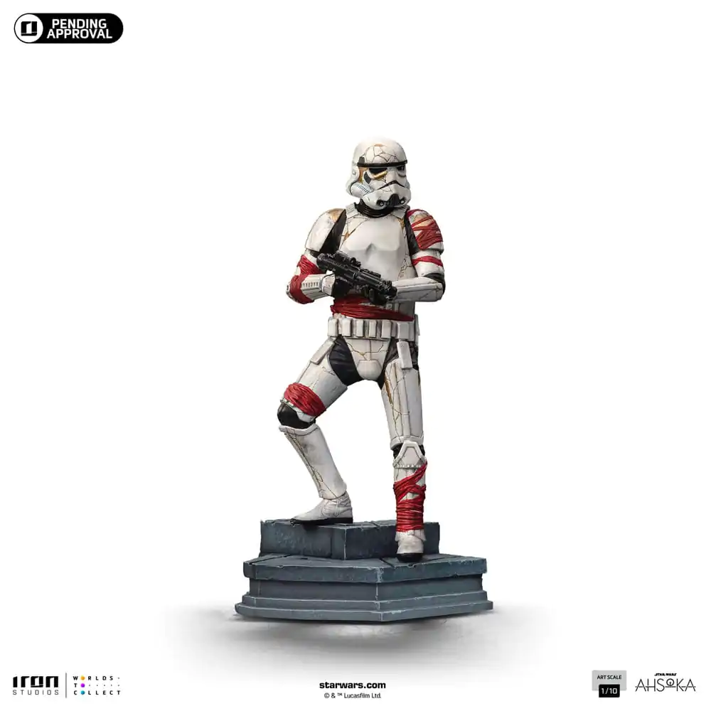 Star Wars Ahsoka Art Scale 1/10 Night Trooper szobor figura 21 cm termékfotó