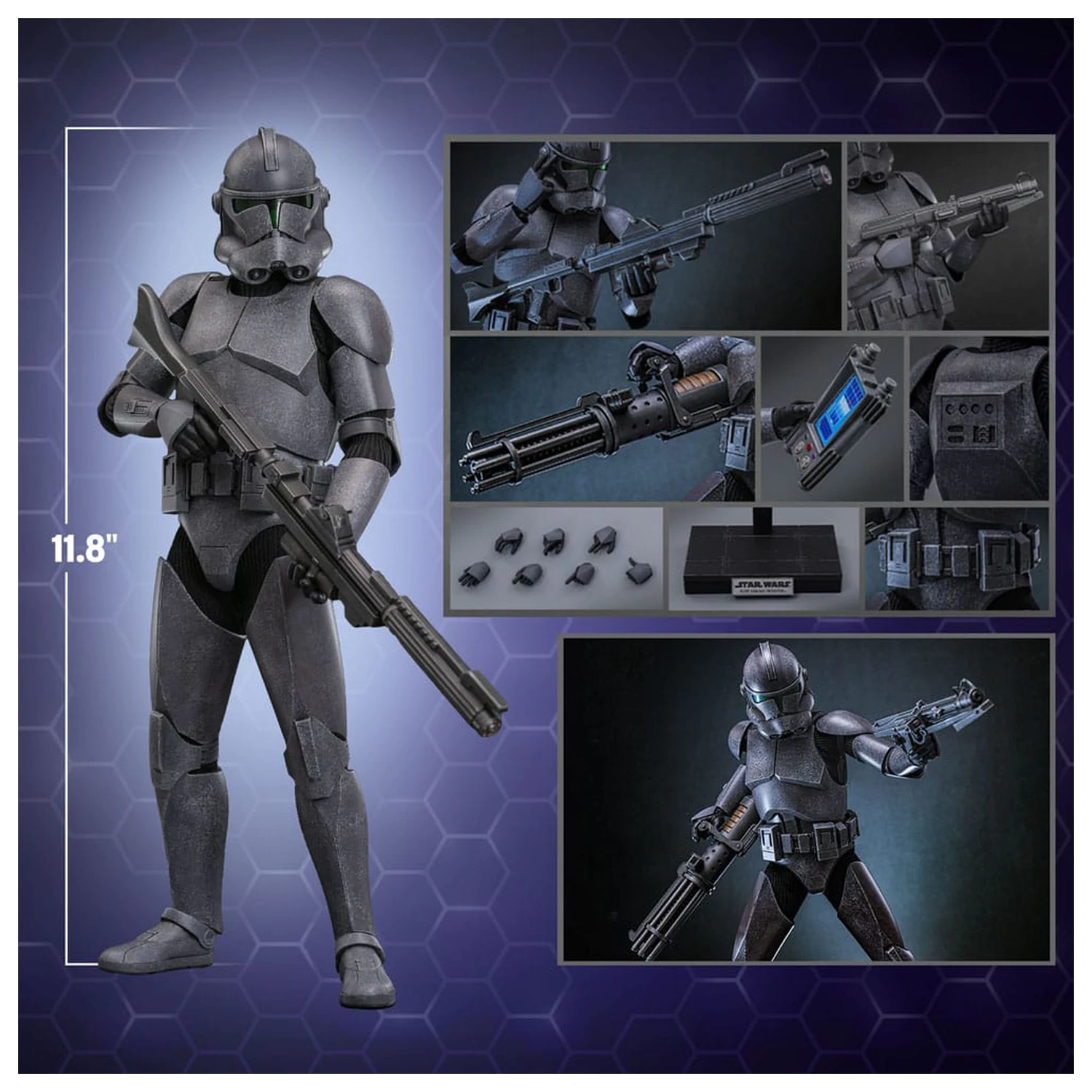 Star Wars akciófigura 1/6 Elite Squad Trooper Hot Toys Exkluzív 30 cm termékfotó