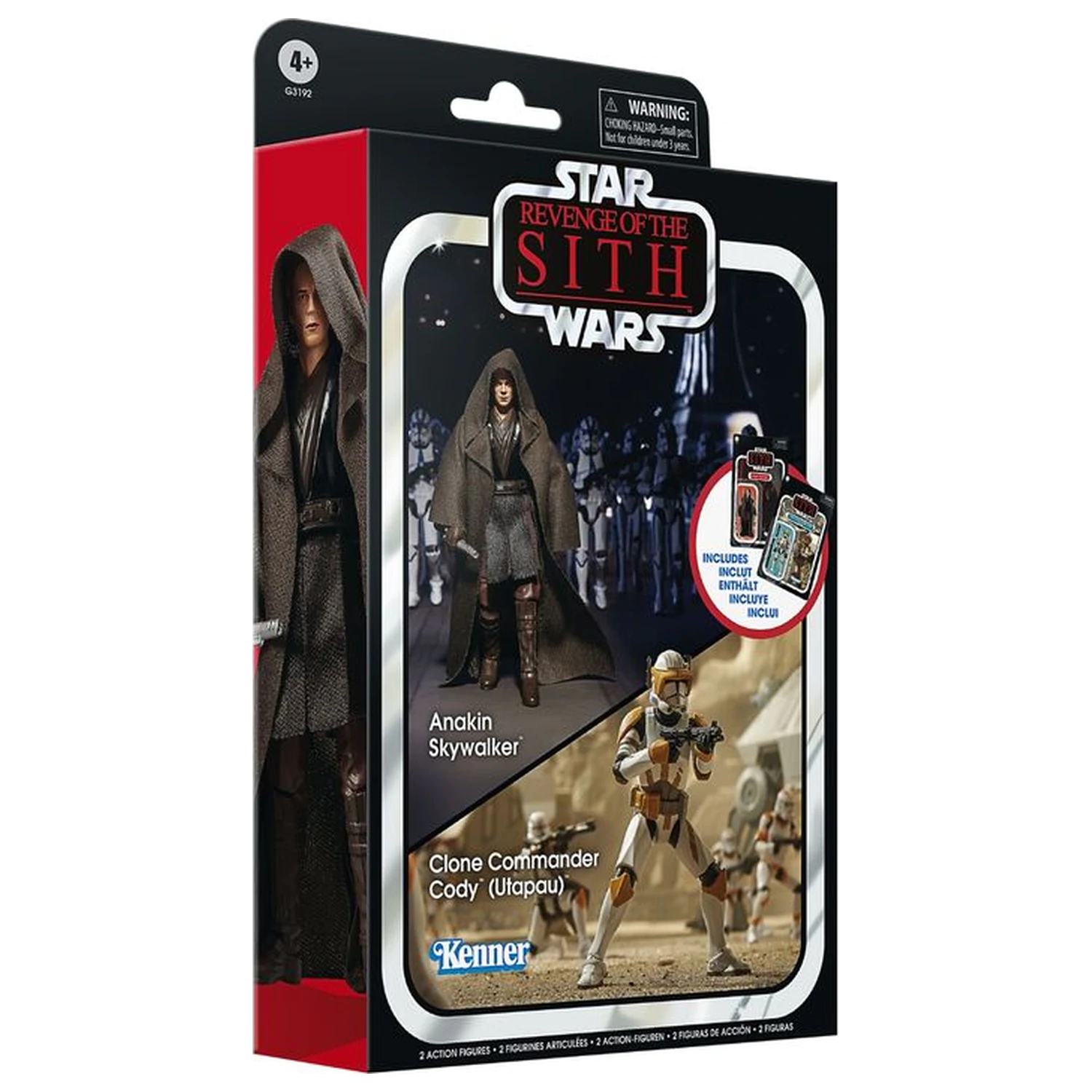 Star Wars Anakin Skywalker & Clone Commander Cody Utapau figura csomag 9.5cm termékfotó