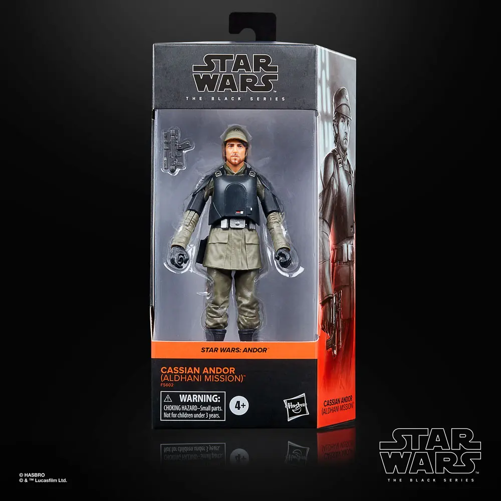 Star Wars: Andor Black Series Cassian Andor (Aldhani Mission) akciófigura 15 cm termékfotó
