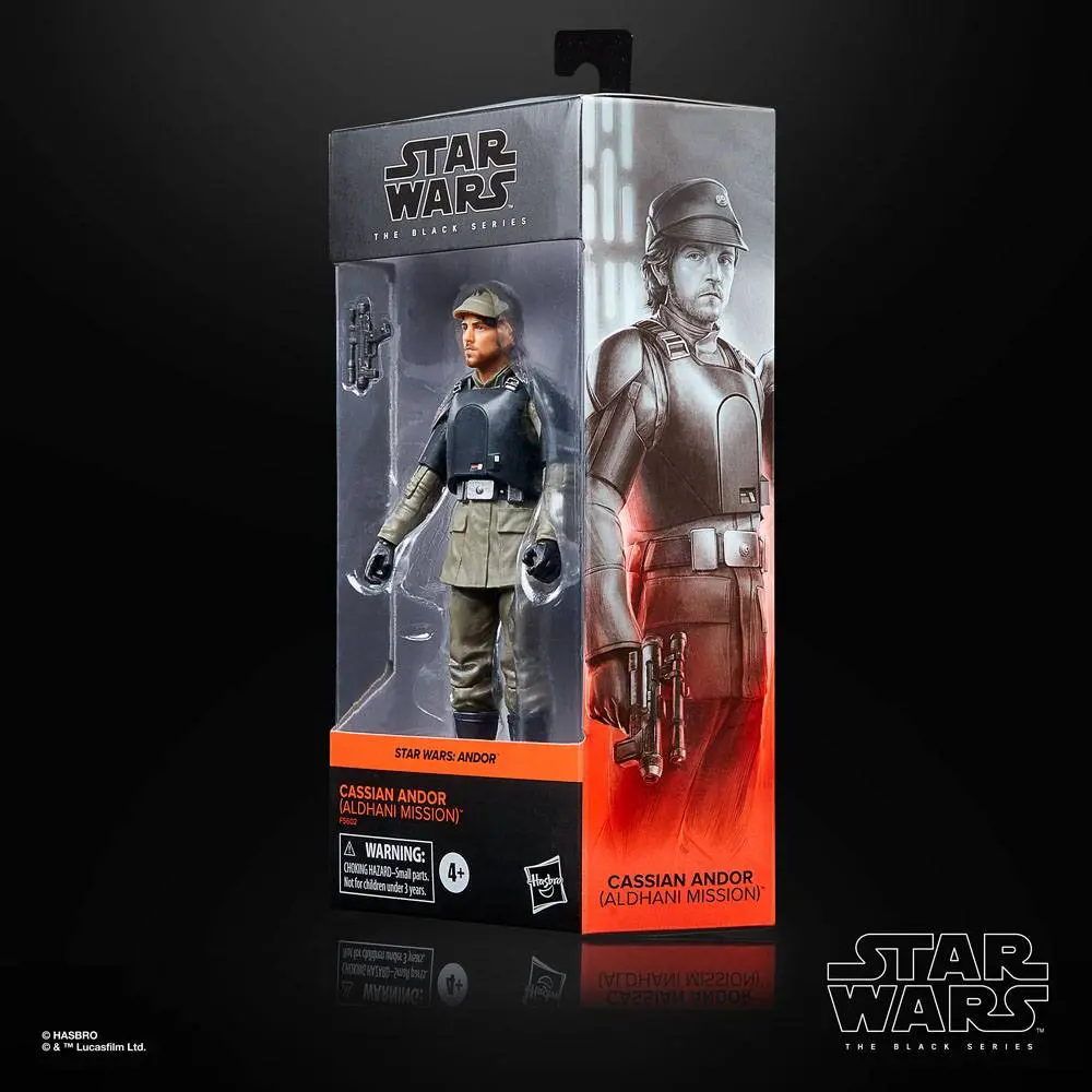 Star Wars: Andor Black Series Cassian Andor (Aldhani Mission) akciófigura 15 cm termékfotó