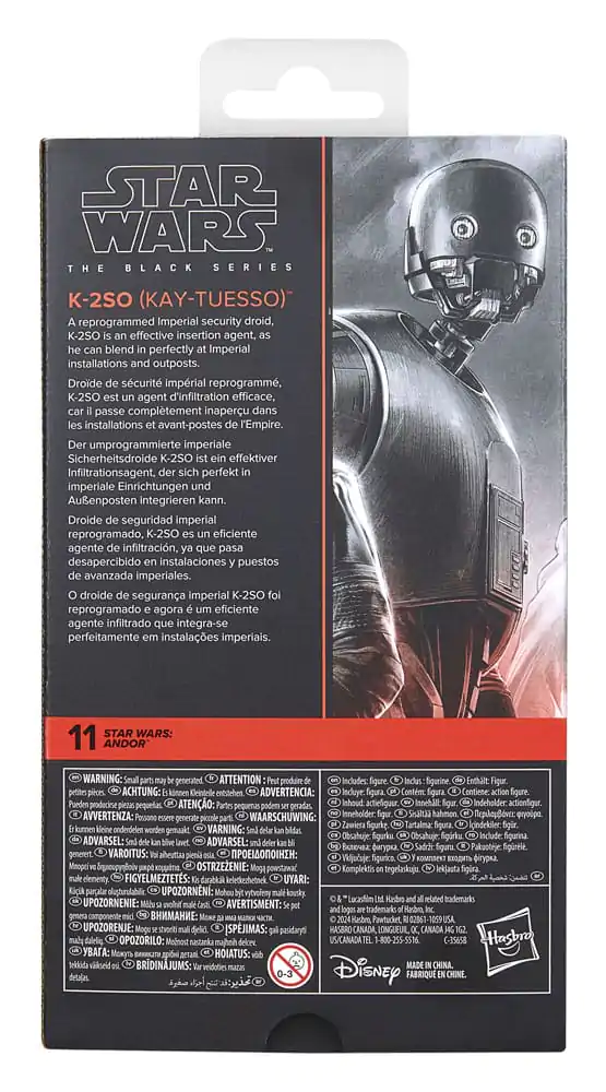 Star Wars: Andor Black Series K-2SO (Kay-Tuesso) akciófigura 15 cm termékfotó