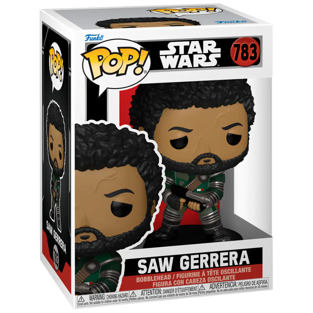 Star Wars: Andor Funko POP! TV Vinyl figura Saw Gerrera 9 cm termékfotó