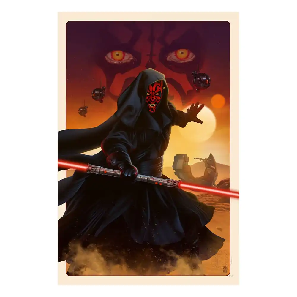 Star Wars Kunstdruck Darth Maul: The Phantom Menace 41 x 61 cm - ungerahmt termékfotó