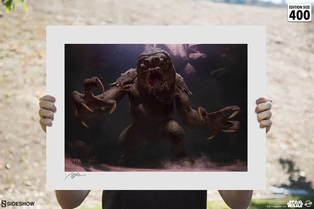 Star Wars Art Print The Rancor 61 x 46 cm termékfotó