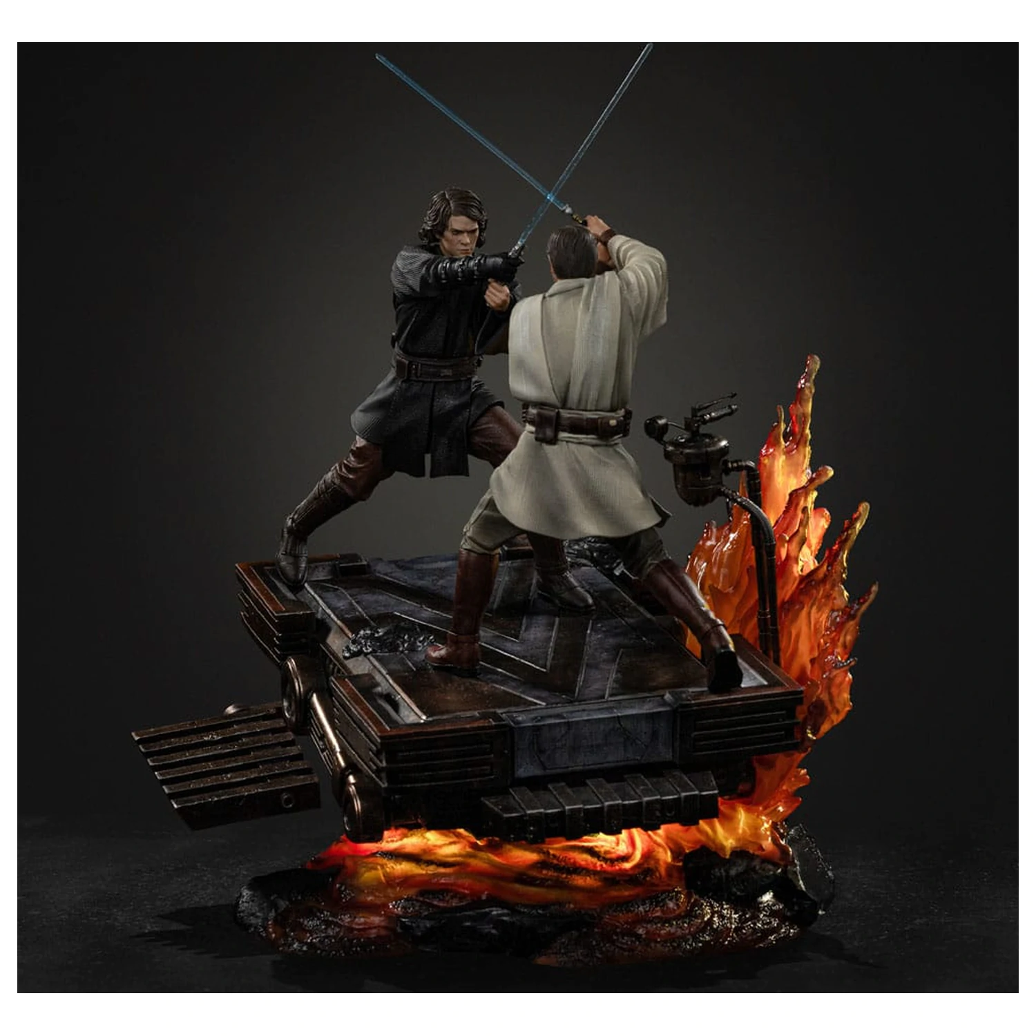 Star Wars Art Scale 1/10 Anakin vs. Obi Wan szobor figura 34 cm termékfotó