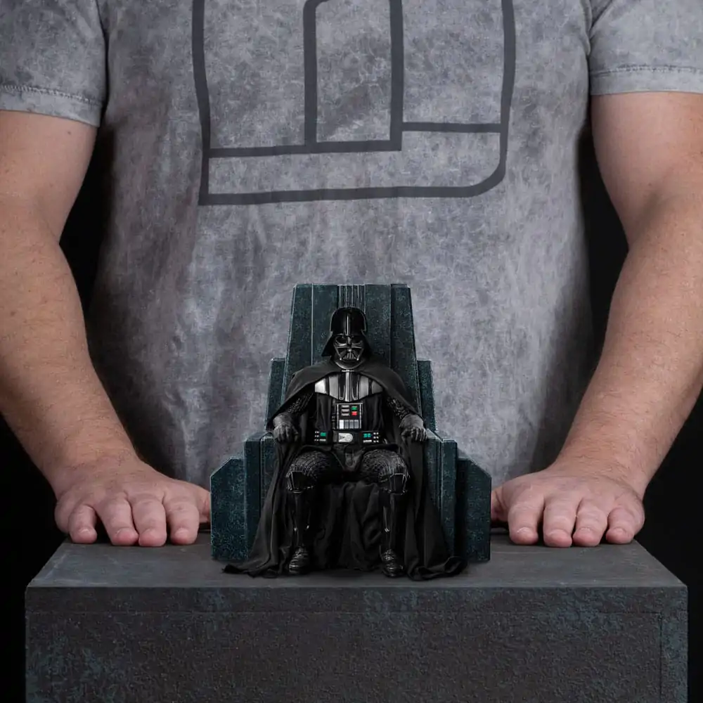 Star Wars Art Scale 1/10 Darth Vader on Throne szobor figura 18 cm termékfotó
