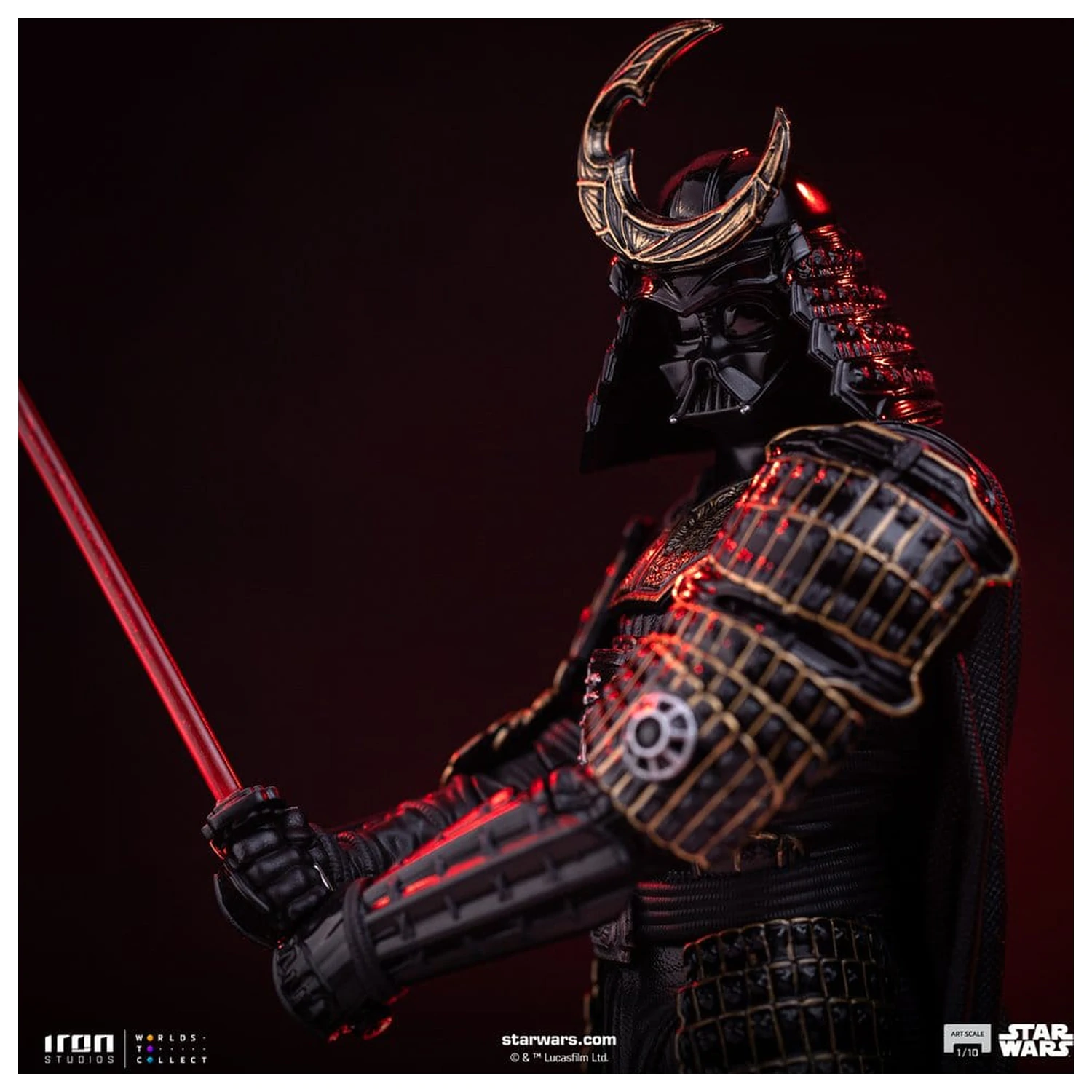 Star Wars Art Scale 1/10 Darth Vader Samurai szobor figura 26 cm termékfotó