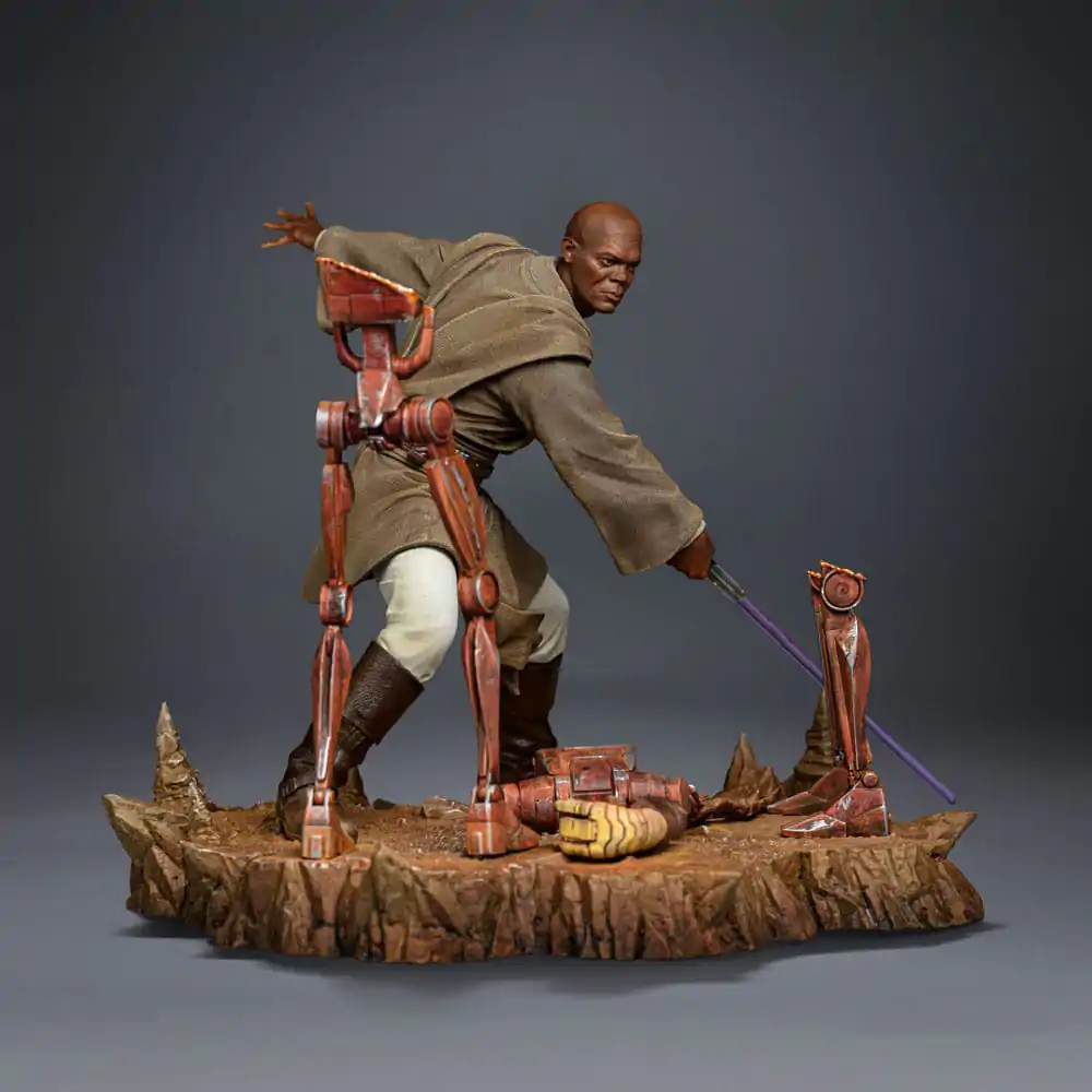 Star Wars Art Scale 1/10 Mace Windu szobor figura 18 cm termékfotó
