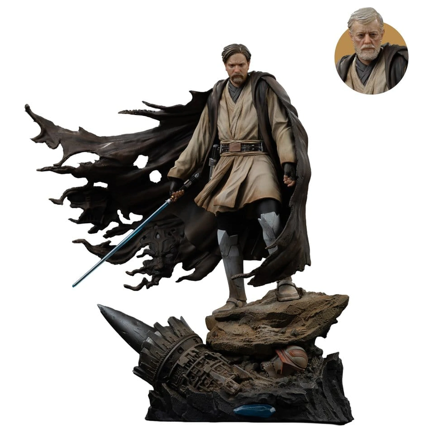 Star Wars Art Scale 1/10 Obi-Wan Signatures szobor figura 26 cm termékfotó