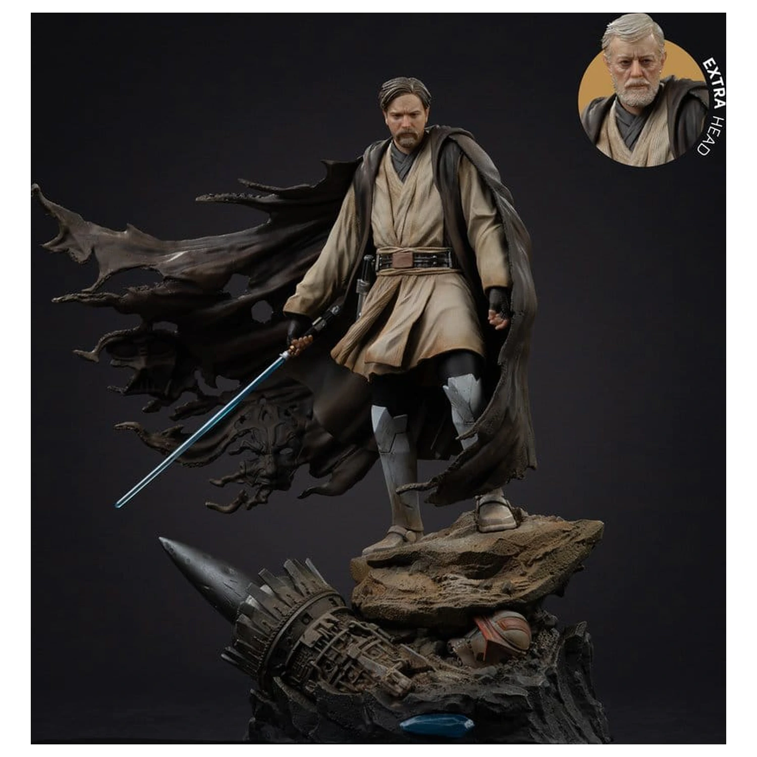 Star Wars Art Scale 1/10 Obi-Wan Signatures szobor figura 26 cm termékfotó