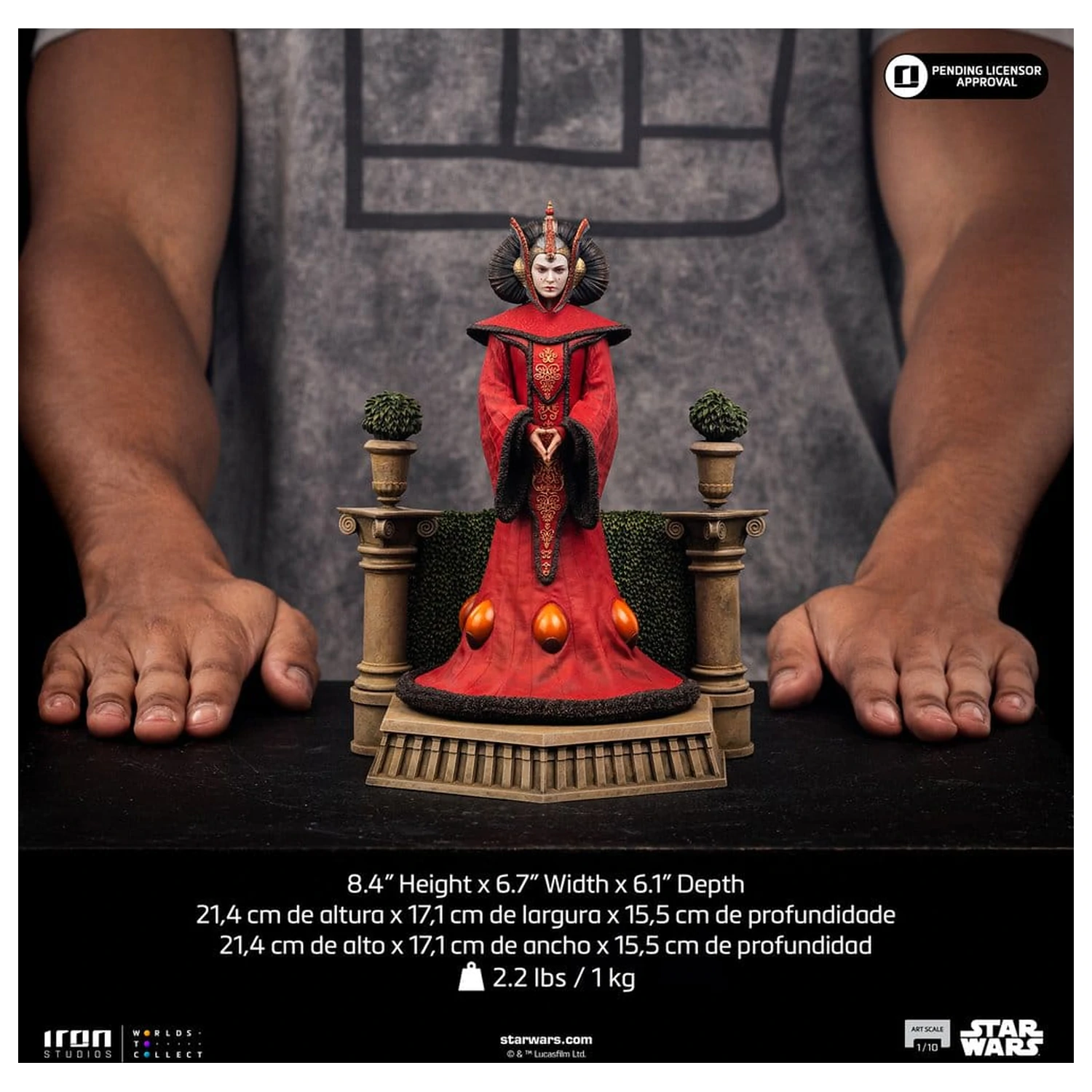 Star Wars Art Scale szobor figura 1/10 Queen Amidala 21 cm termékfotó