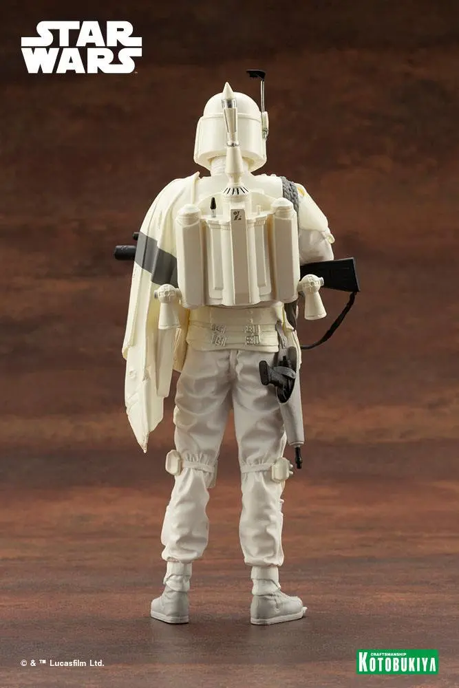 Star Wars ARTFX+ 1/10 Boba Fett White Armor Ver. PVC szobor figura 18 cm termékfotó