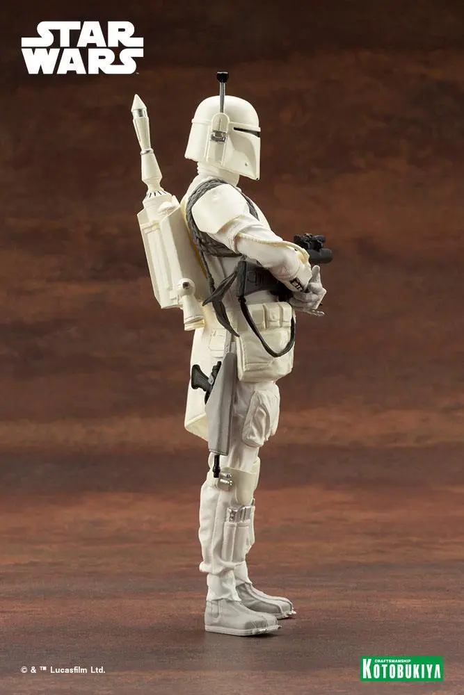 Star Wars ARTFX+ 1/10 Boba Fett White Armor Ver. PVC szobor figura 18 cm termékfotó