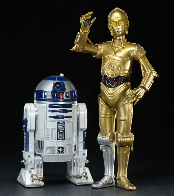 Star Wars ARTFX 1/10 C-3PO &amp; R2-D2 2 db-os szobor figura 17 cm termékfotó