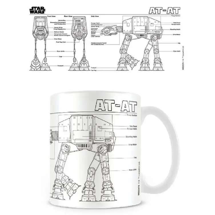 Star Wars AT-AT Sketch bögre termékfotó