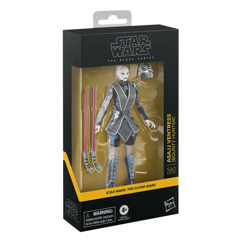 Star Wars: Attack of the Clones Asajj Ventress Bounty Hunter figura 15cm termékfotó