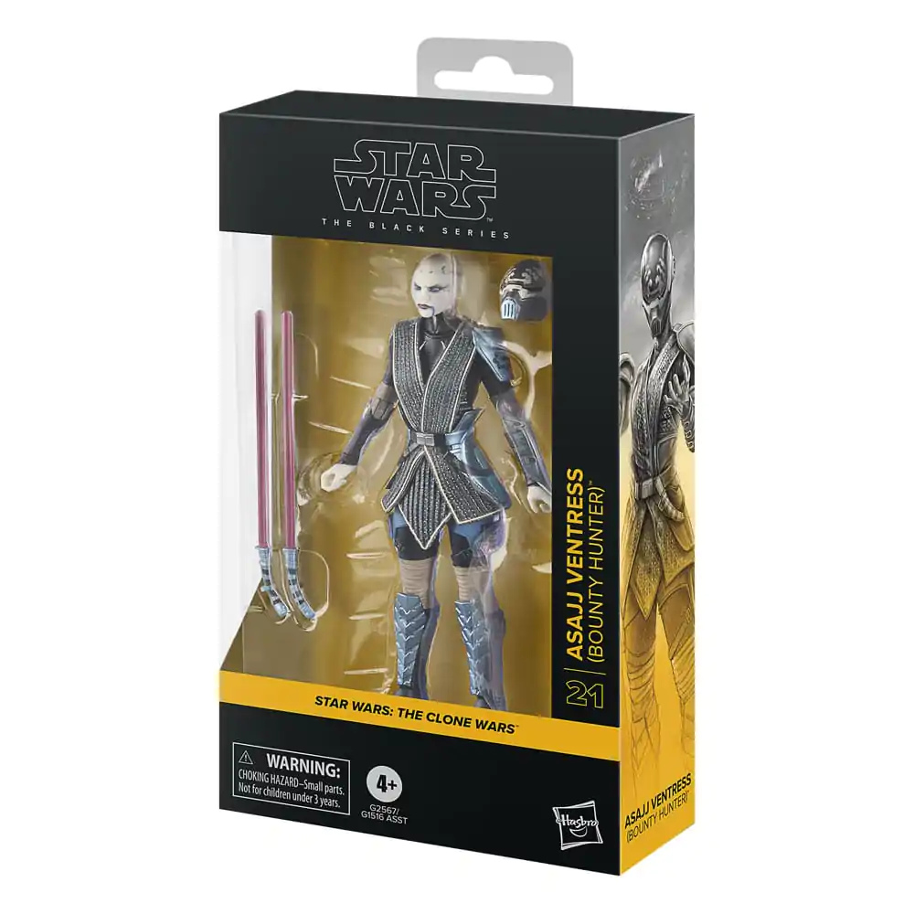 Star Wars: Attack of the Clones Asajj Ventress Bounty Hunter figura 15cm termékfotó