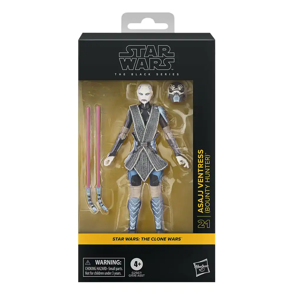 Star Wars: Attack of the Clones Asajj Ventress Bounty Hunter figura 15cm termékfotó