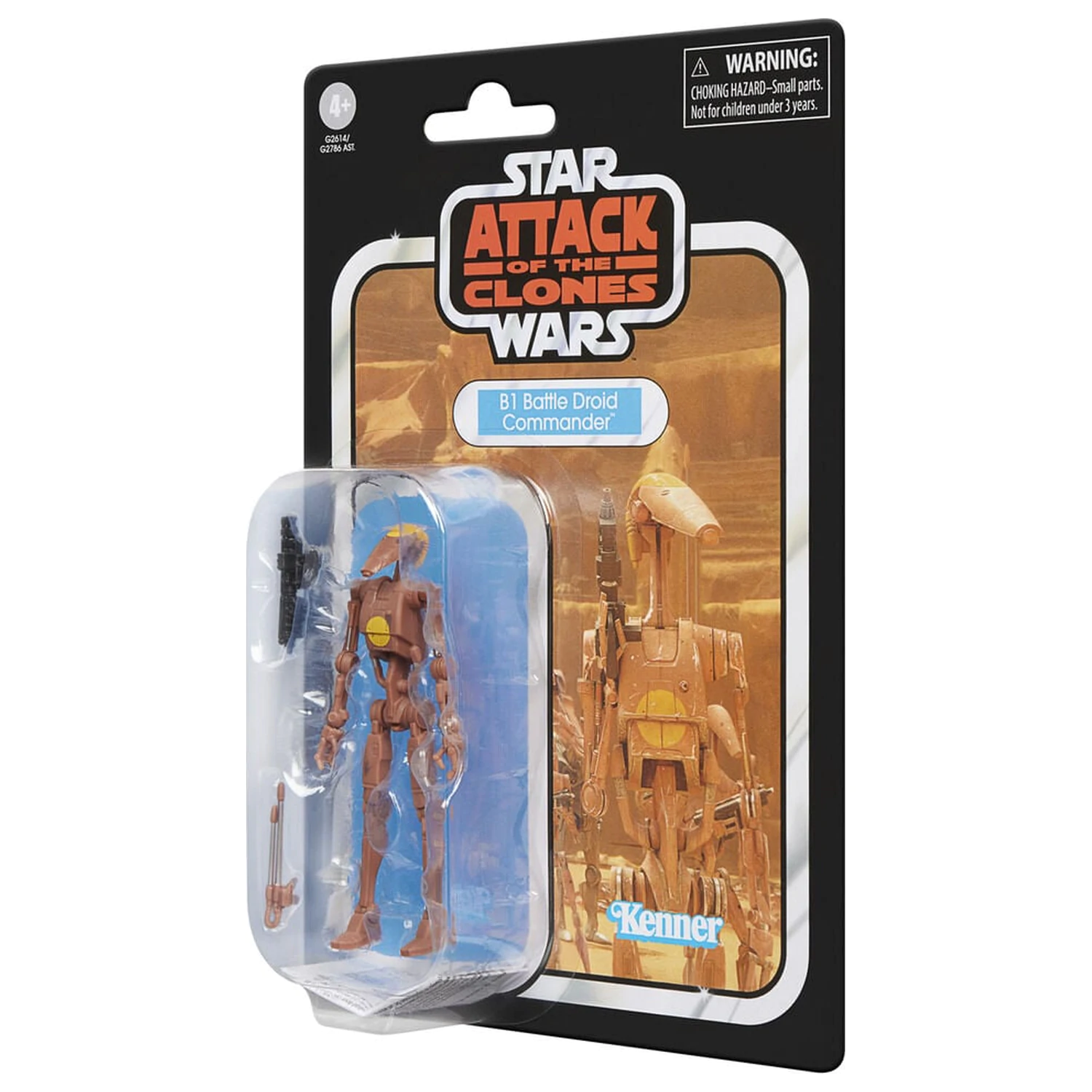 Star Wars Attack of the Clones B1 Battle Droid Commander figura 9,5cm termékfotó