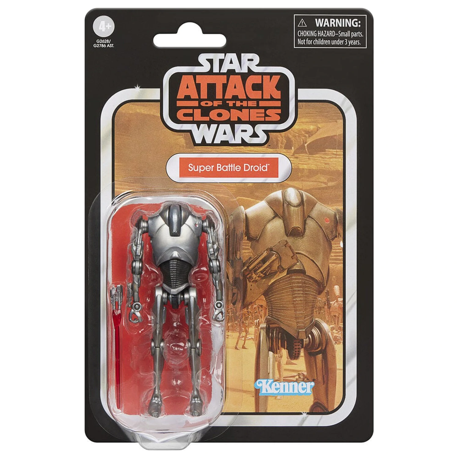 Star Wars Attack of the Clones Super Battle Droid figura 9,5cm termékfotó