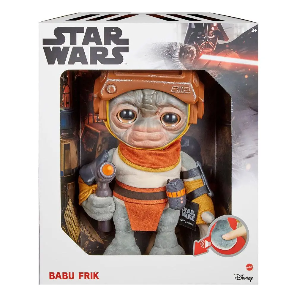 Star Wars Babu Frik plüss figura hanggal 18 cm termékfotó