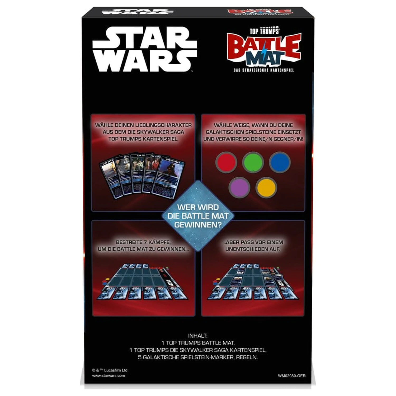 Star Wars Battle Mat német nyelvű társasjáték  termékfotó