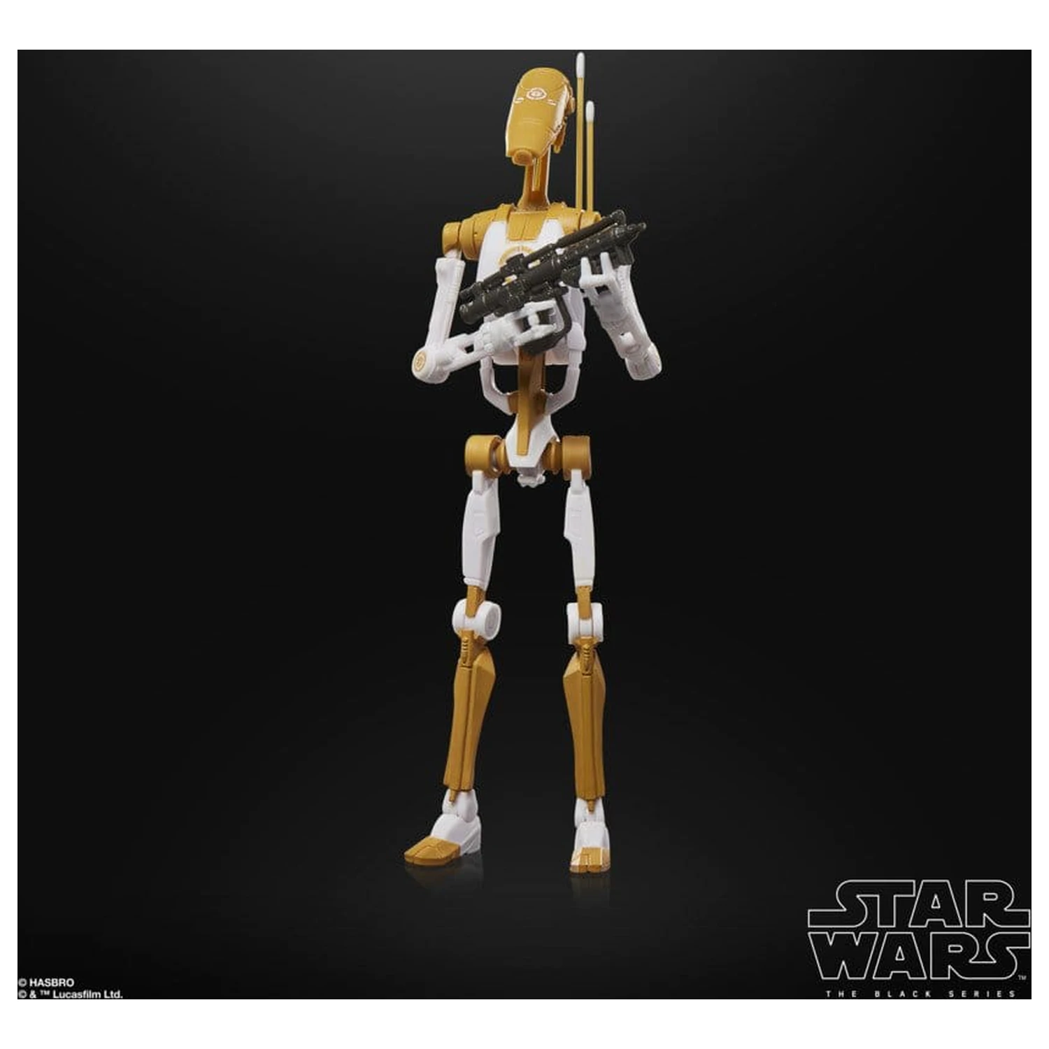 Star Wars: Battlefront II Black Series Phase I Assault Trooper & Battle Droid Officer 2 db-os akciófigura csomag 15 cm termékfotó