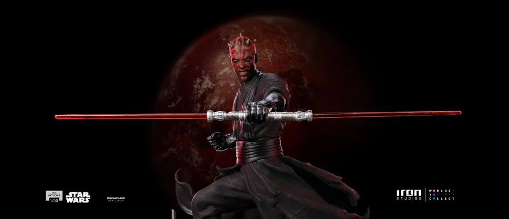 Star Wars BDS Art Scale 1/10 Darth Maul szobor figura 19 cm termékfotó