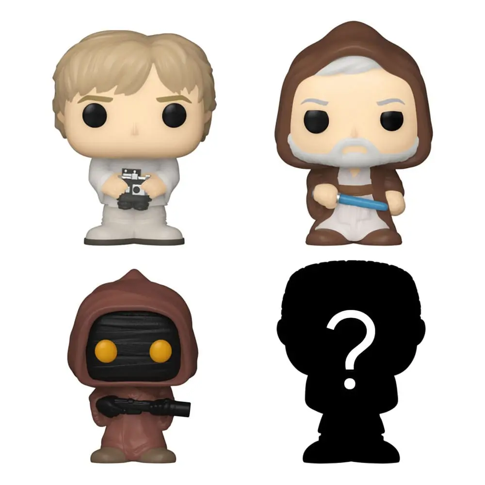 Star Wars Funko Bitty POP! 4 db-os figura csomag Luke 2,5 cm termékfotó