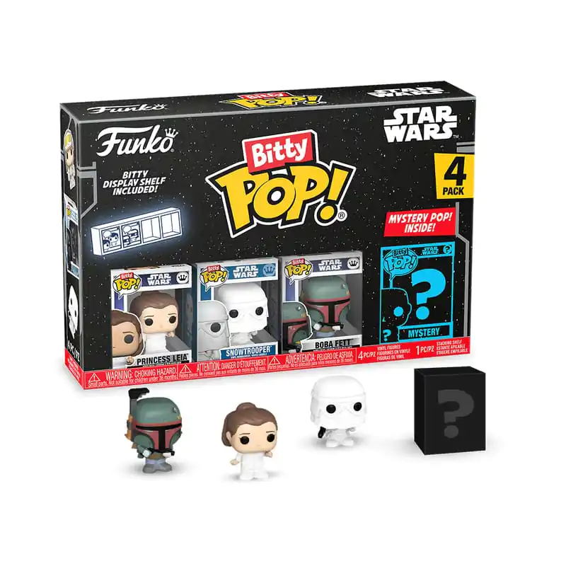 Star Wars Bitty Funko POP! Vinyl figura 4 db-os csomag Leia 2,5 cm termékfotó