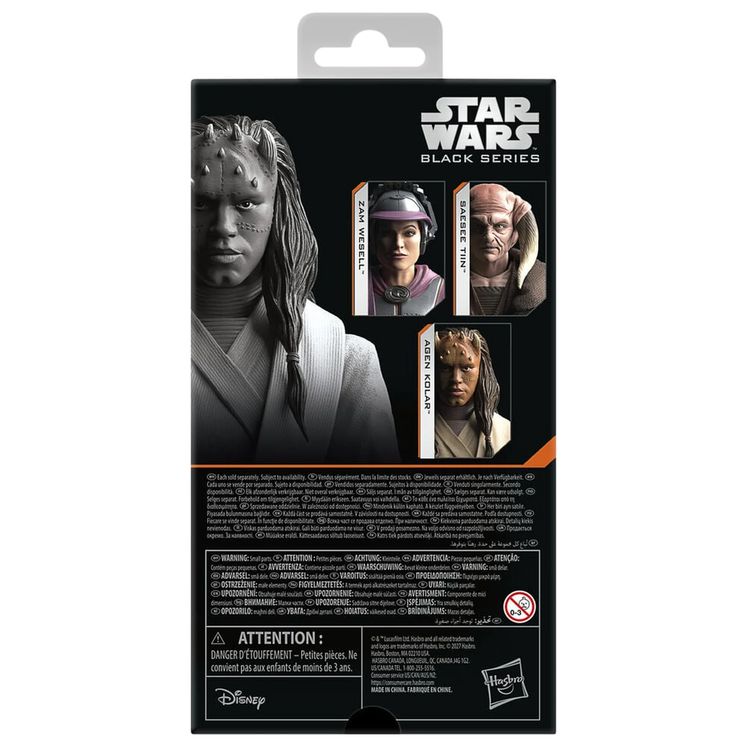 Star Wars Black Series Attack Of The Clones Agen Kolar figura 15cm termékfotó