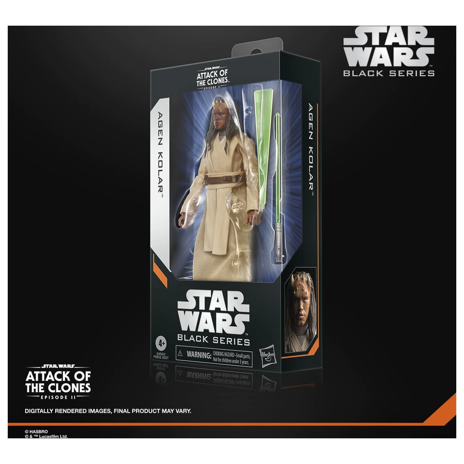 Star Wars Black Series Attack Of The Clones Agen Kolar figura 15cm termékfotó