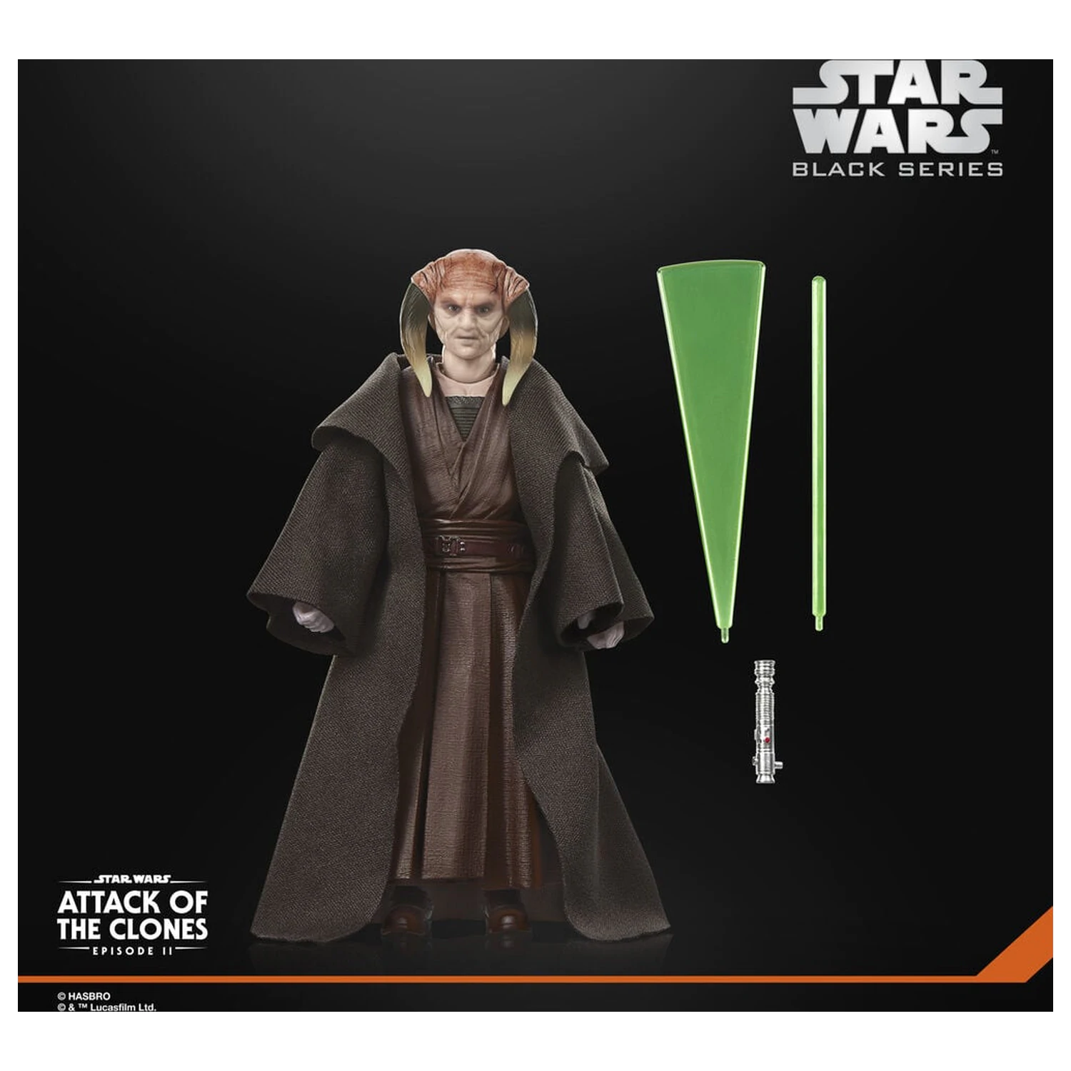 Star Wars Black Series Attack Of The Clones Saesee Tiin figura 15cm termékfotó