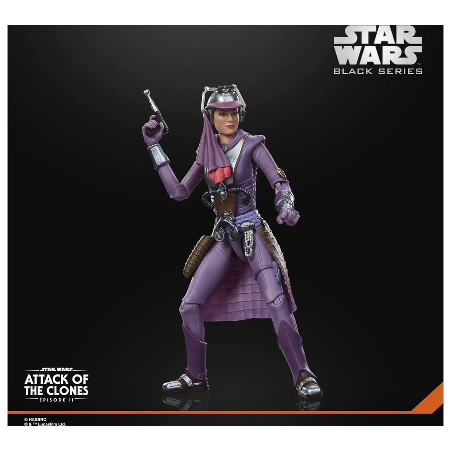 Star Wars Black Series Attack Of The Clones Zam Wesell figura 15cm termékfotó