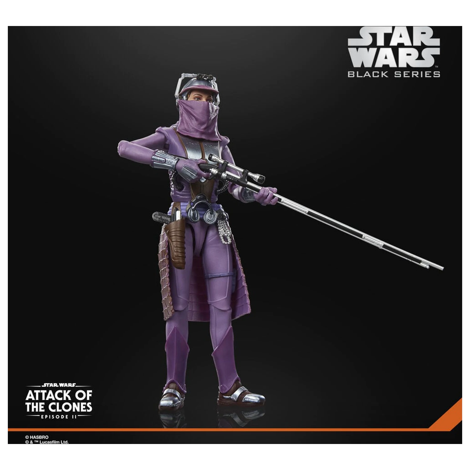 Star Wars Black Series Attack Of The Clones Zam Wesell figura 15cm termékfotó