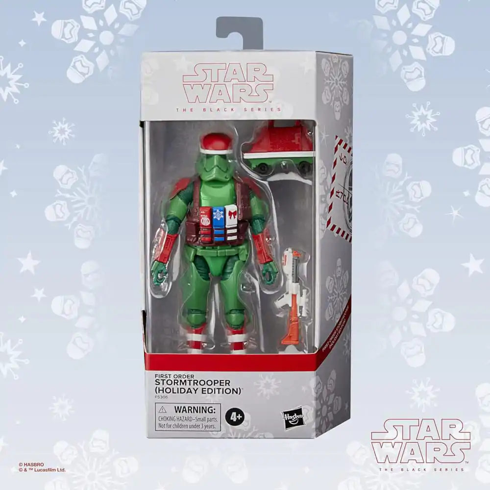 Star Wars Black Series First Order Stormtrooper Holiday akciófigura 15 cm termékfotó