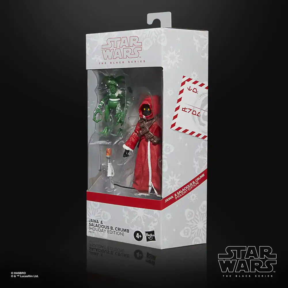 Star Wars Black Series Jawa & Salacious B. Crumb (Holiday Edition) akciófigura 15 cm termékfotó