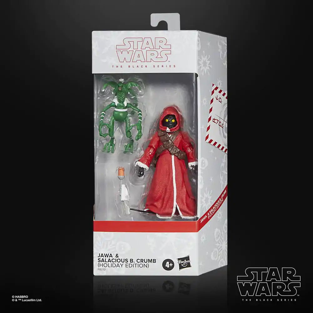 Star Wars Black Series Jawa & Salacious B. Crumb (Holiday Edition) akciófigura 15 cm termékfotó