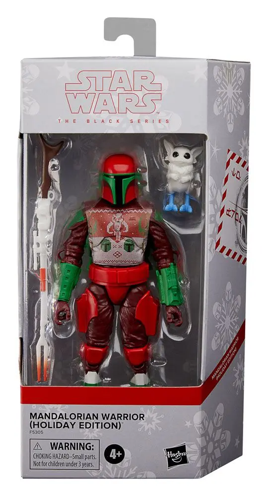 Star Wars Black Series Mandalorian Warrior (Holiday Edition) akciófigura 15 cm termékfotó