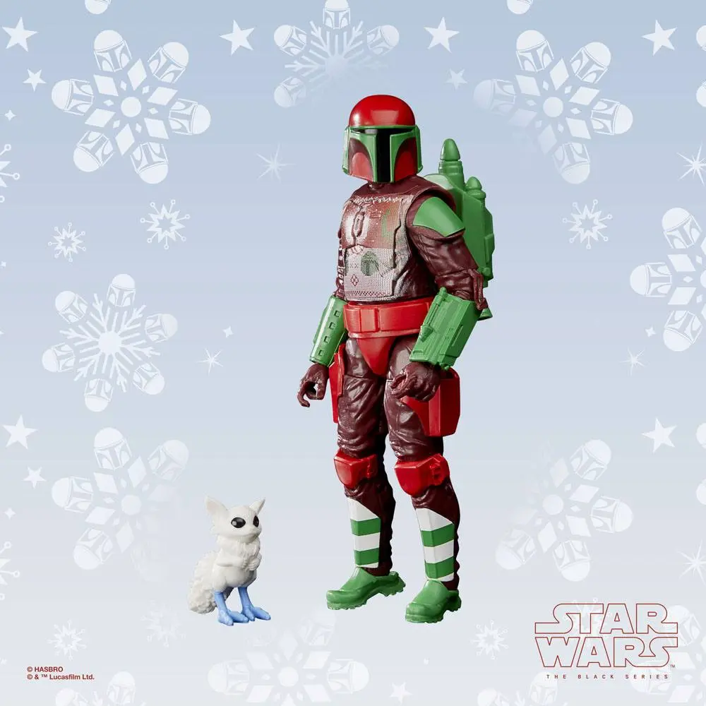 Star Wars Black Series Mandalorian Warrior (Holiday Edition) akciófigura 15 cm termékfotó