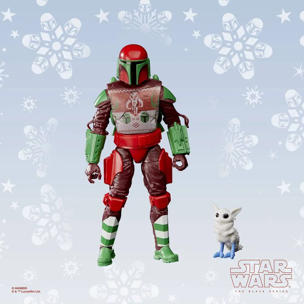 Star Wars Black Series Mandalorian Warrior (Holiday Edition) akciófigura 15 cm termékfotó