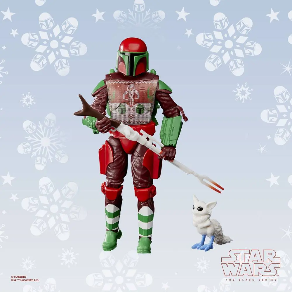 Star Wars Black Series Mandalorian Warrior (Holiday Edition) akciófigura 15 cm termékfotó