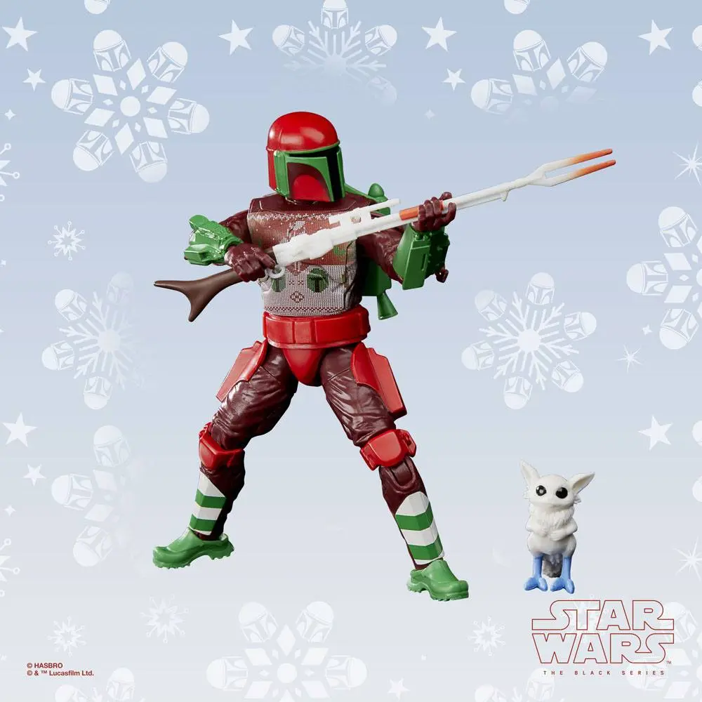 Star Wars Black Series Mandalorian Warrior (Holiday Edition) akciófigura 15 cm termékfotó
