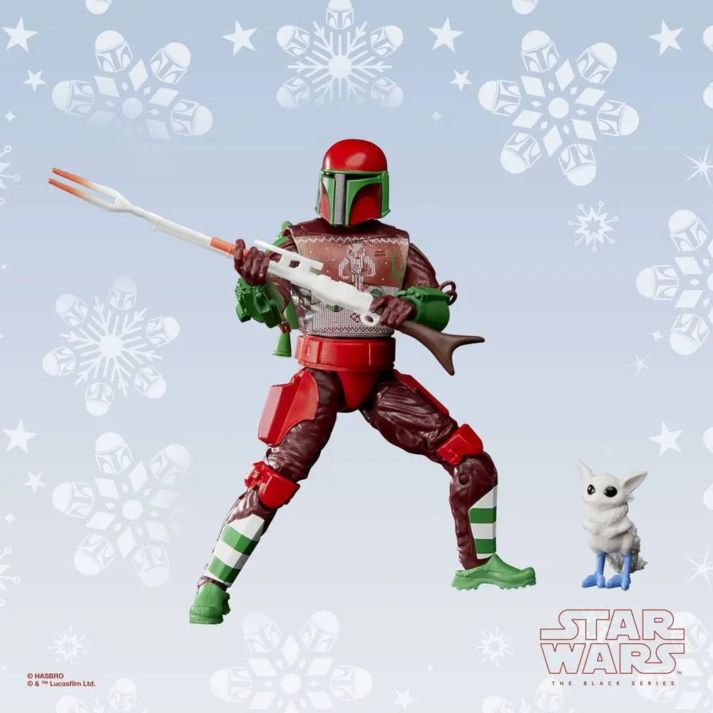 Star Wars Black Series Mandalorian Warrior (Holiday Edition) akciófigura 15 cm termékfotó