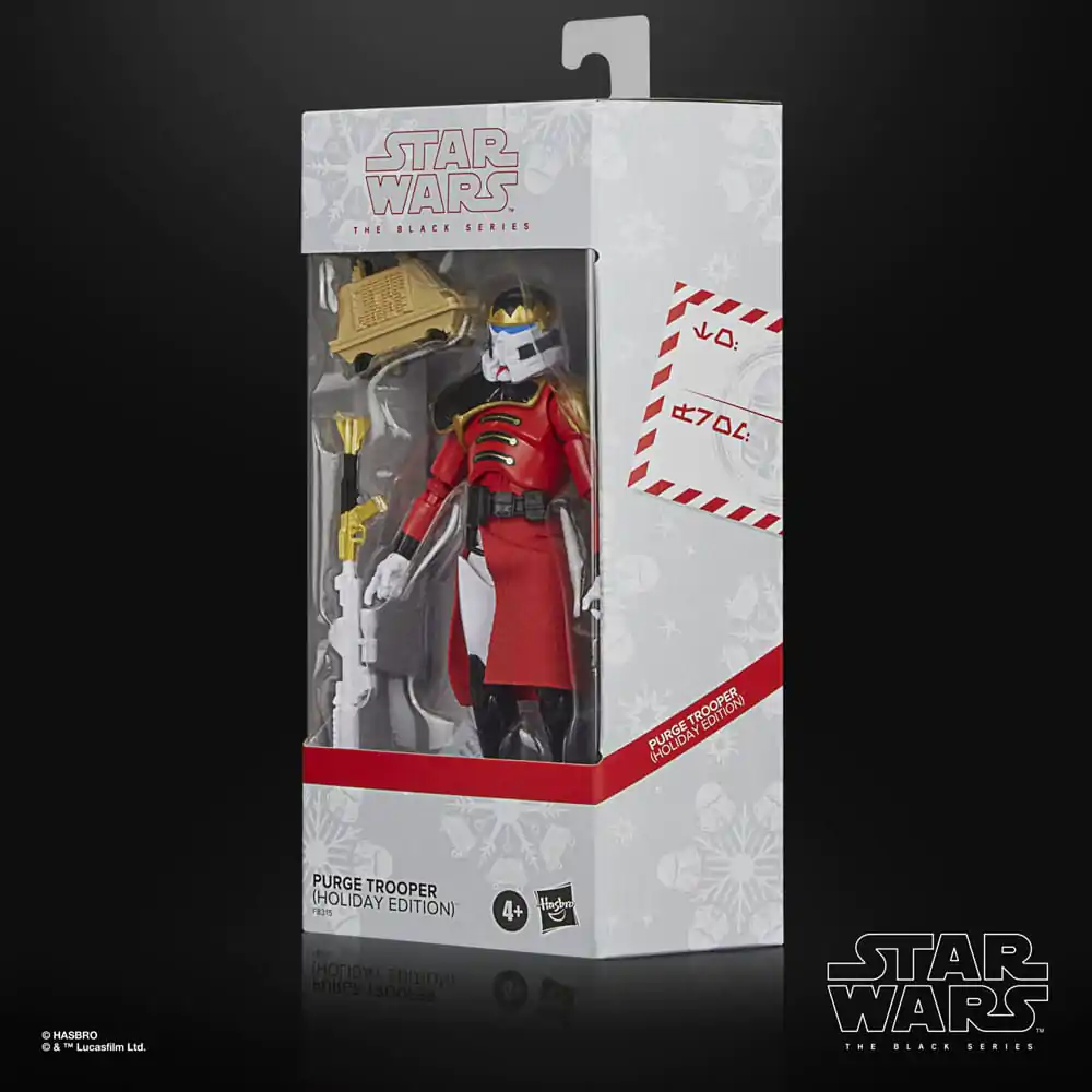 Star Wars Black Series Purge Trooper (Holiday Edition) akciófigura 15 cm termékfotó