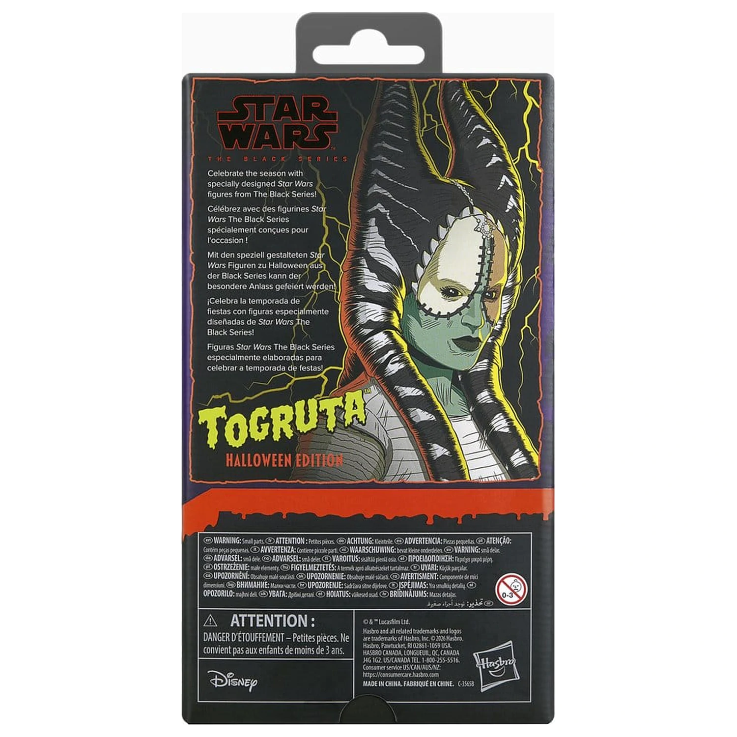 Star Wars Black Series Togruta (Halloween Edition) akciófigura 15 cm termékfotó