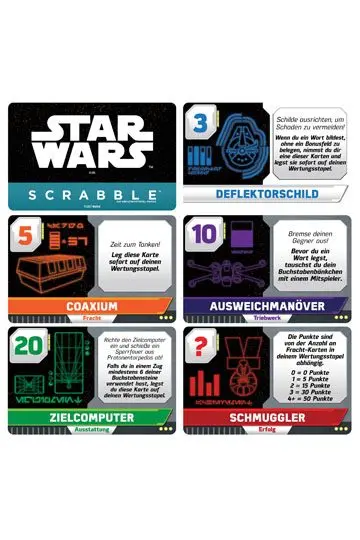 Star Wars Boardgame Scrabble Német nyelvű termékfotó