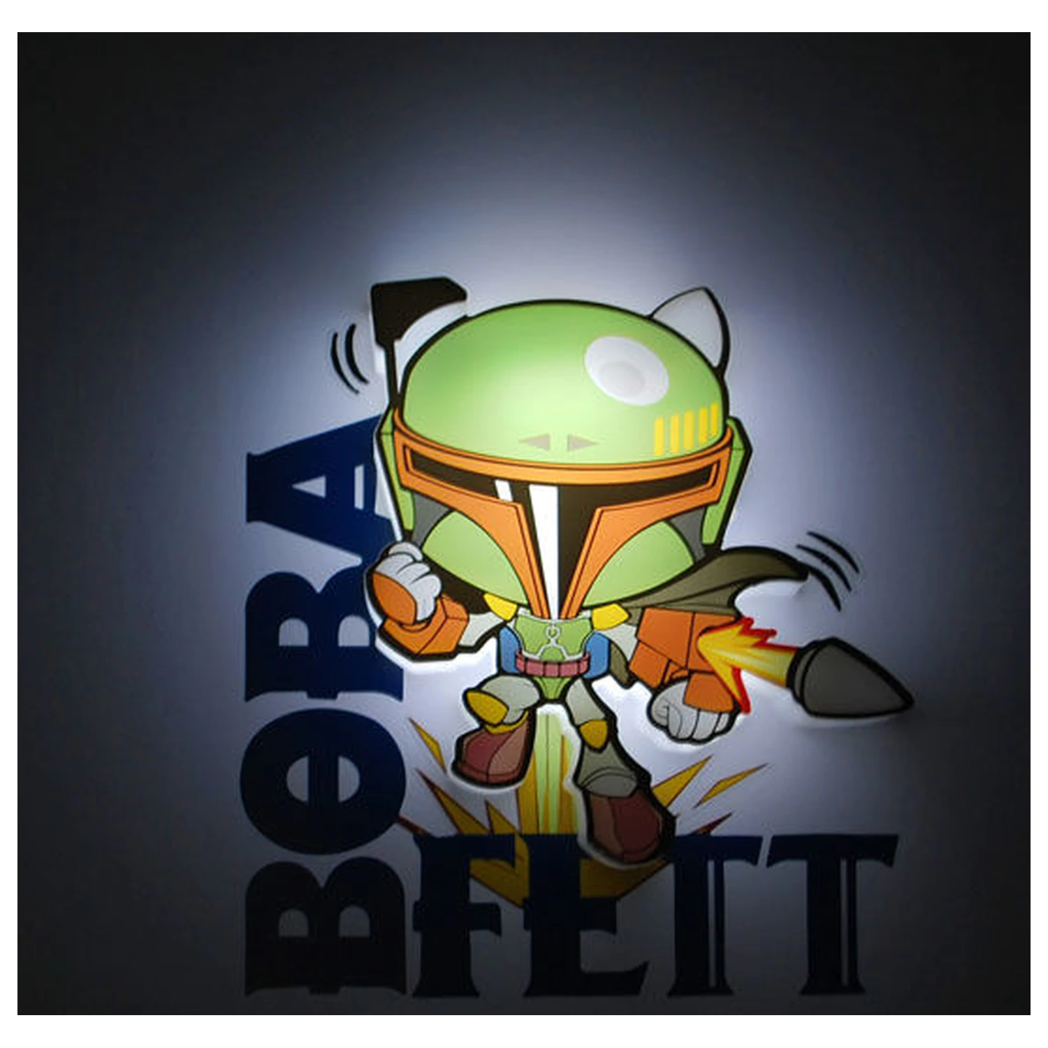Star Wars Boba Fett 3D FX mini lámpa termékfotó